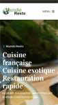 Mobile Screenshot of mundo-resto.com